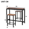 Bar Height Dining Table Set Bar Tables W/ 2 Stools Kitchen Counter W/ Bar Chairs