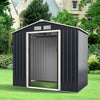 7FT x 4.3FT Outdoor Storage Shed Large Tool Utility Storage House W/Sliding Door