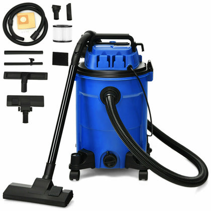 3 in 1 Wet and Dry Vacuum Cleaner 25L Handheld Suction Home Garage Cleaner Blue