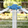 Clothes Airer Portable Rotary Washing Line 4 Arm Free Standing Multi Laundry UK