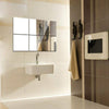 Mirror Self Adhesive Back Square Bathroom Wall Stickers Mosaic 16 pieces