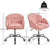 Desk Chair Computer Chair Office Chair Makeup Vanity Chair with Armrests Home