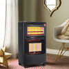 New 4.2kw Portable Heater Standing Heating Cabinet Butane Gas Heaters on Castors