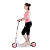 Folding Kick Push Scooter Teens Adult Ride On Adjustable Height W/Strap&Brake UK