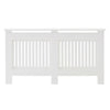 White Radiator Cover Traditional MDF Wood Shelf Cabinet Grill 152*82 cm Modern