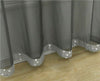 VEGAS Sparkle Diamante Glitz Voile Curtain Tab Top Glitter Panel GREY 3 Designs