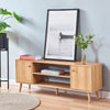 Wooden TV Stand w/ Shelf & Drawer Entertainment Unit Storage Cabinet Living Room