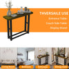 Vintage Console Table Industrial Hallway Table with Metal Stand for Living Room