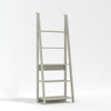 5 Tier Ladder Bookshelf Shelving Unit Storage Display Rack Stand Bookcase Grey