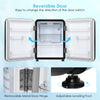 68L Compact Refrigerator Auto Defrost Table Top Mini Fridge & Cooler LED Light