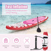 10.5 FT Inflatable Stand Up Paddle Board SUP Surfboard Adjustable Non-Slip Deck