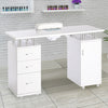 Professional Manicure Table Nail Technician Art Desk Workstation 3 Drawer & Door