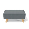 Soft Pouffe Padded Seat Footstool Ottoman Upholstered Foot Stool Long Bench Seat
