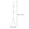 COAT STAND GARMENT RACK SHELF METAL JACKET UMBRELLA HANGER STANDING HOOKS RACK