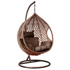 Rattan Hanging Egg Chair Garden Swing Chair Hammock Outdoor Indoor Patio Cushion