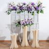 1M Artificial Wedding Arch Rose Flower Row Wall Panel Table Backdrop Party Decor