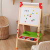 2IN1 Two-Side Kids Child Easel Blackborad Drawing Art Chalk Board Adjustable