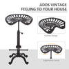 Vintage Industrial Metal Adjustable Tractor Seat Bar Stool 360 ° Swivel Chair