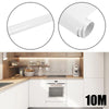 10M Gloss White Vinyl Film Self Adhesive Kitchen Cabinet Cupboard Door Stickers