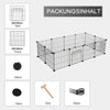 Pet Playpen Fence DIY Playpen Puppy Dog Cat Animal Cage Exercise Metal PP Indoor