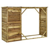 Garden Firewood Tool Storage Shed FSC Pinewood 253x80x170 W1G7