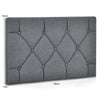 Upholstered Headboard Wall-mounted Sponge Padded Headboard Linen Fabric Surface