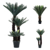 Large Artificial Cycas Tree in Pot Fake Green Plant Indoor Outdoor Home Office