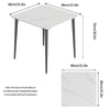 80cm Square Marble Kitchen Dining Table Meeting Room Office Lounge Coffee Table