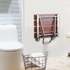 Folding Shower Seat Bench Wall Mounted Bathroom Seat Stool Elderly Disabled