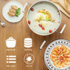 3 Tier Stainless Steel Steamer Set Kitchen Cooking Induction Steamer Pans W/ Lid