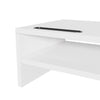 Monitor Stand White TV Laptop Computer Riser Desktop Home Office Keyboard Shelf
