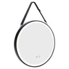 Large LED Round Hanging Mirror Home Bathroom Touch Control Bedroom Makeup Mirror