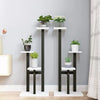 Modern 3Tier Plant Stand Flower Display Pot Holder Shelf Storage Rack Metal Wood