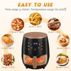 Air Fryer 6L Small Family Fryer Oven Glass Basket Visible Cooker Digital Touch