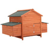 Large Chicken Elevated Coop Hen Poultry Ark House with Nest Box Lift Up Lid Roof