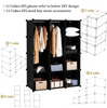 12 Cube Plastic Storage Wardrobe Clothes Organizer Cupboard Closet Cabinet DIY