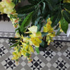 Large Blossom Tree Artificial Wisteria 4ft 120cm Yellow