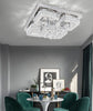 Modern LED Crystal Ceiling Lights Pendant Chandelier Lamp Living Room Kitchen
