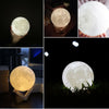 16 Color 20CM Moon Lamp Luna Light Touch Control Changing Rechargable Dimmable