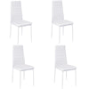 Multi-Type Tempered Glass Dinning Table Set Cafe Bar Restaurant Table w/2/4Chair