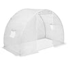 Reinforced Steel Walk-in Polytunnel Greenhouse with Door and Windows (6 Sizes)