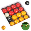 2" red and yellow pool balls set - quality competition / match balls for pool uk