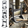 Firewood Kindling Splitter Racker Manual Log Wood Cutter Steel Splitting Tools
