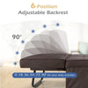 Foldable Sofa Bed 4-In-1 Convertible Sleeper Sofa Chair Adjustable Sofa Recliner