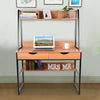 Ladder Desk Computer Laptop Home Office Table Industrial Wood Look Metal Frame
