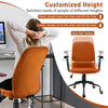 Velvet Leisure Chair Adjustable Swivel Home Office Chair Mid-Back Computer chair
