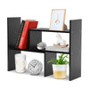 Adjustable Desktop Organiser Office Storage Rack Wooden Display Book Shelf Desk