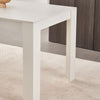White Wooden Dining Table Suit 6 people Home Kitchen dining Room Furniture Table