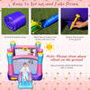 Inflatable Bounce House 3-in-1 Princess Theme Inflatable Castle w/ Jumping Area