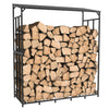 Large Firewood Log Rack Bin Wood Holder Fireplace Kindling Stand Winter Warmer